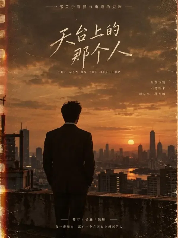 黄果短剧《重返十八岁，我把资产翻了十倍》复古胶片风海报，逆袭题材